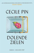 Boekcover met winkelmandje en pitaja. Titel: Dolende Zielen.