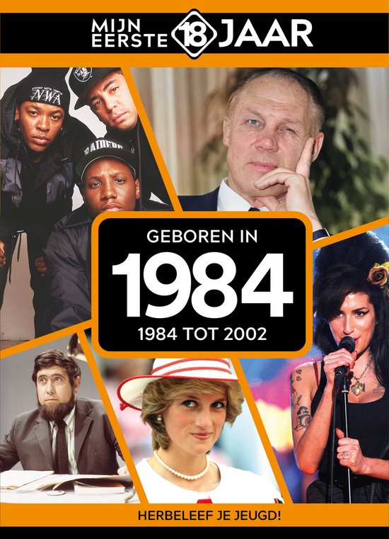 Mijn eerste 18 jaar - Geboren in 1984 - cover