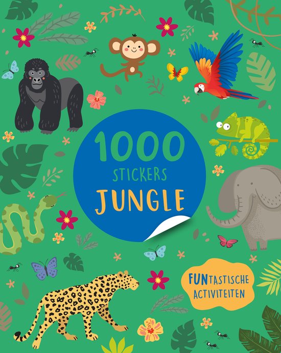 1000 stickers Jungle - cover