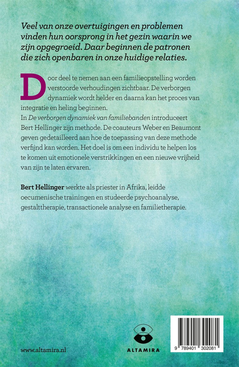De verborgen dynamiek van familiebanden - back cover
