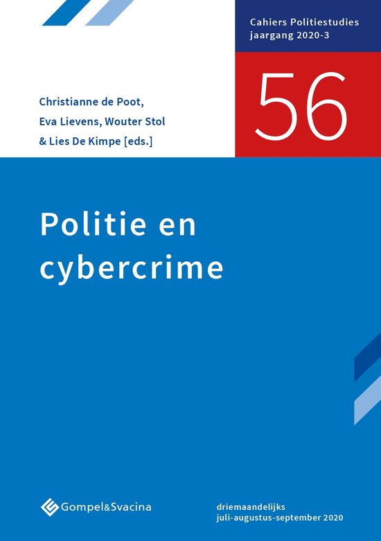 Cahiers Politiestudies nr. 56 0 - Politie en cybercrime - cover