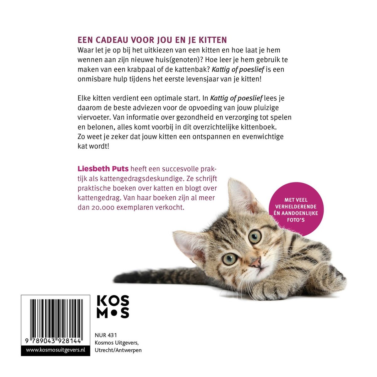 Kattig of poeslief - back cover