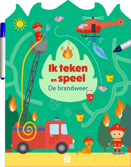 Ik teken en speel: brandweer - cover