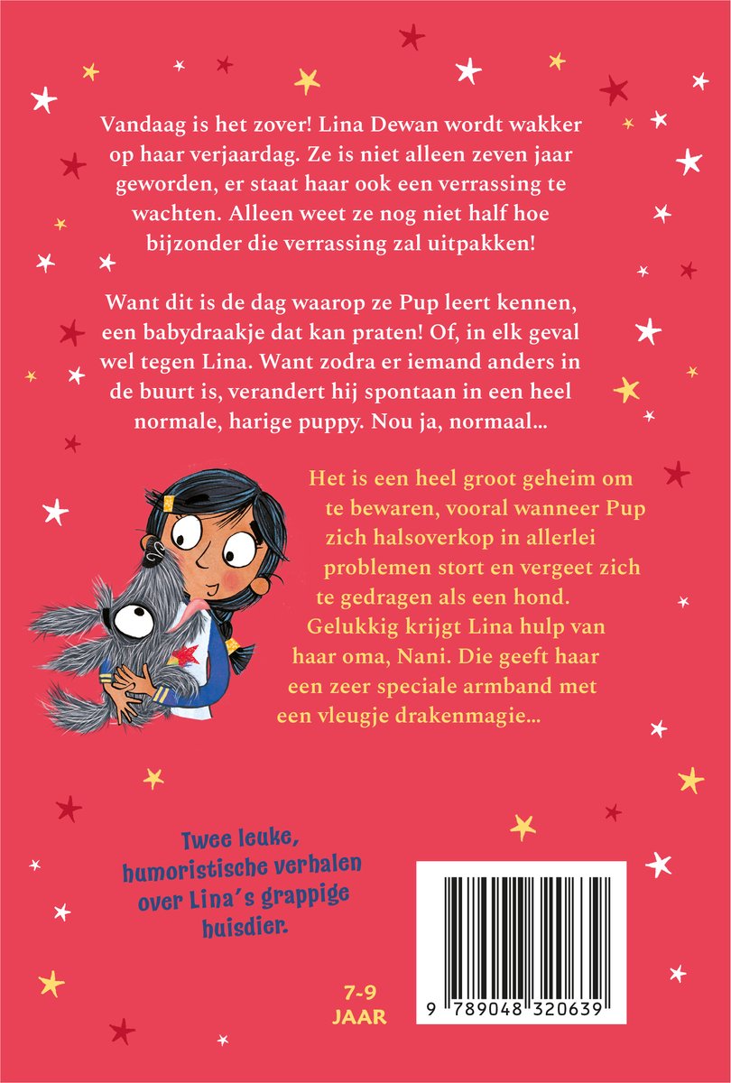 Lina en het huisdierdraakje - back cover