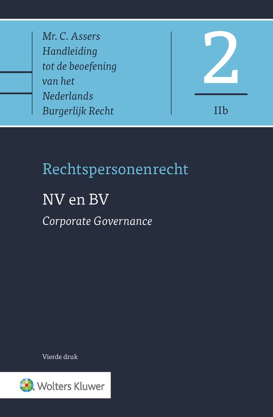 Asser-serie 2-IIb - NV en BV - Corporate Governance - cover