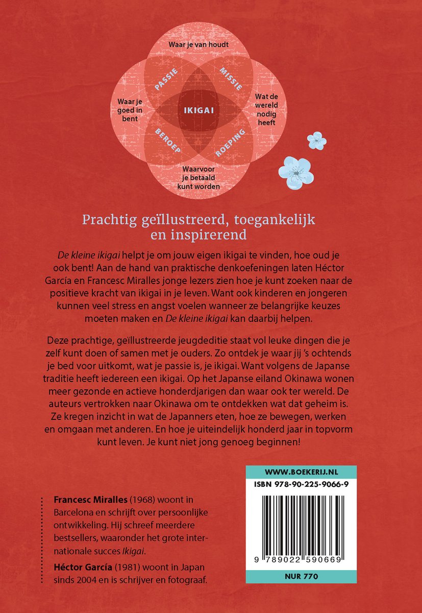 De kleine ikigai - back cover