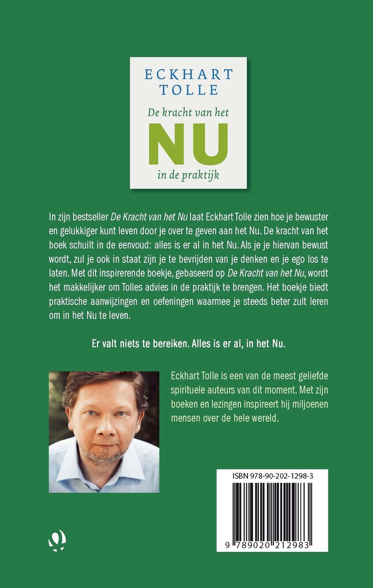 De kracht van het nu in de praktijk - back cover