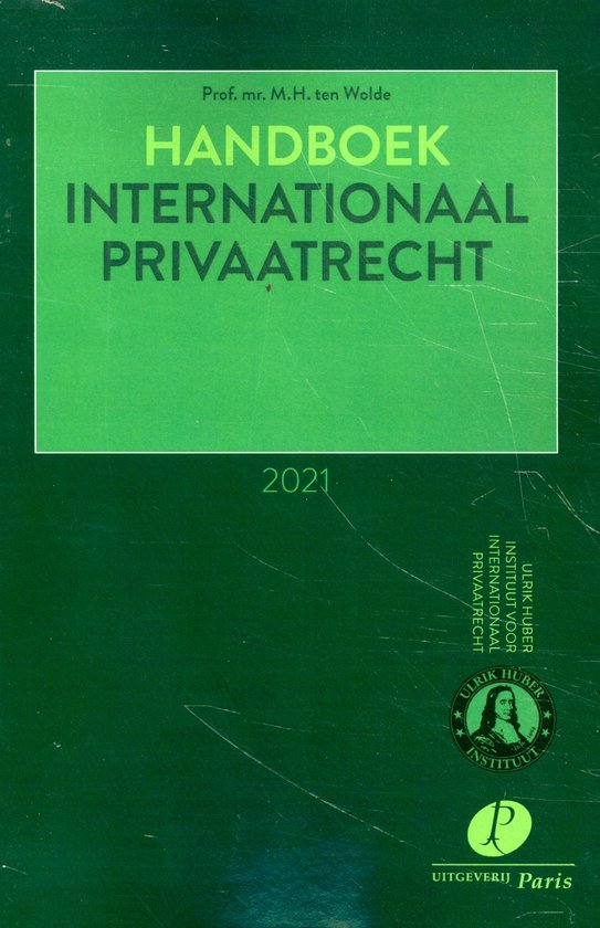 Handboek Internationaal Privaatrecht 2021 - cover