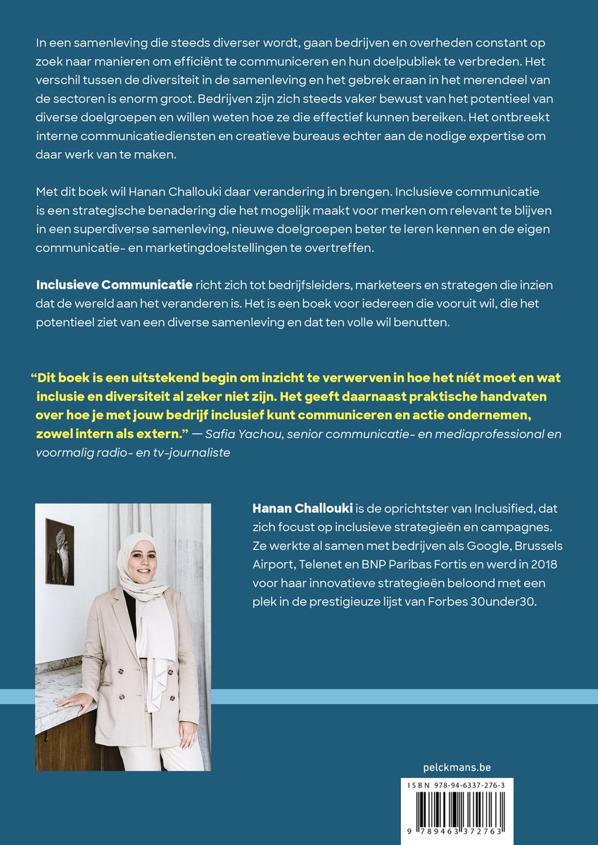 Inclusieve communicatie - back cover