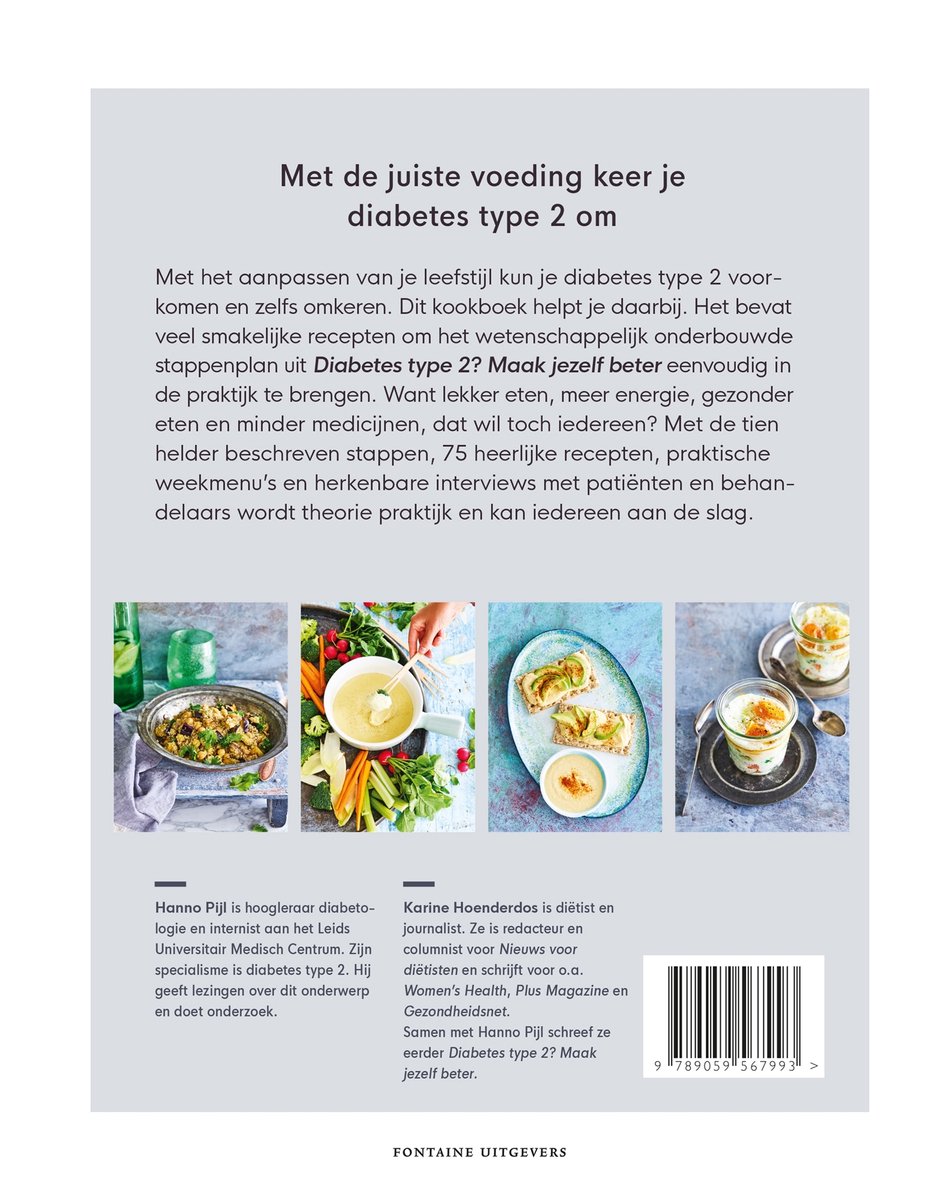 Diabetes type 2? Maak jezelf beter - back cover