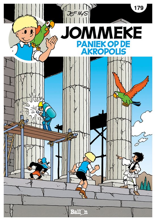 Foto: Jommeke 179 paniek op de akropolis