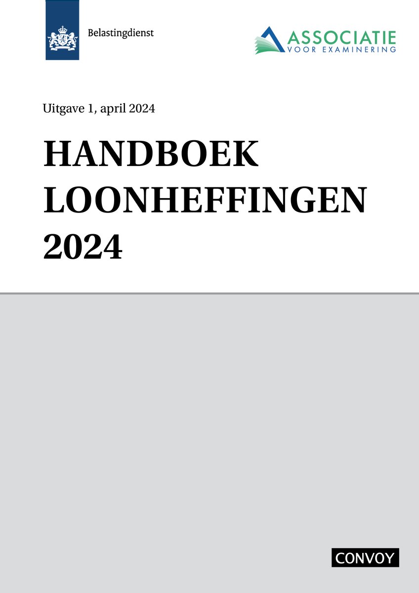 Handboek Loonheffingen 2024 op Prijzenvolger.com