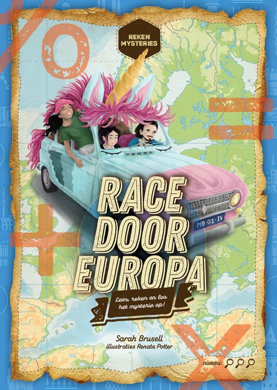 Rekenmysteries 3 - Race door Europa - cover