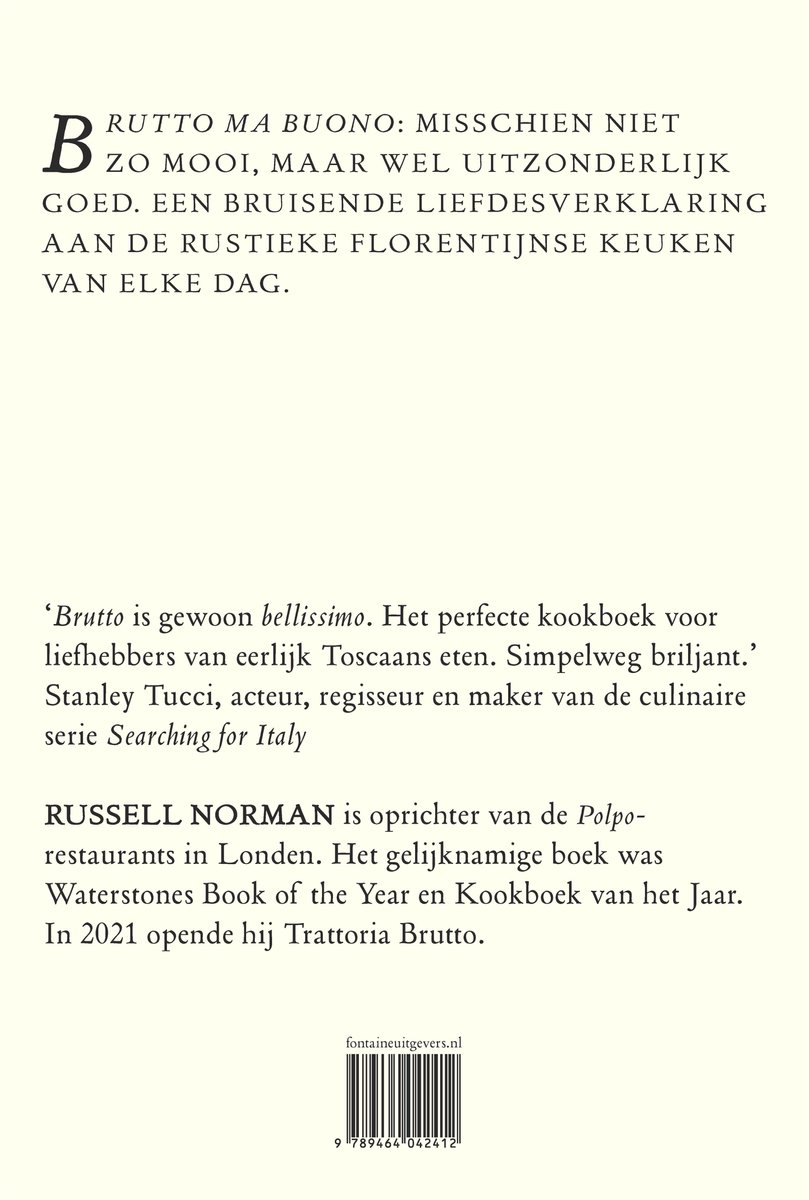 Brutto - back cover
