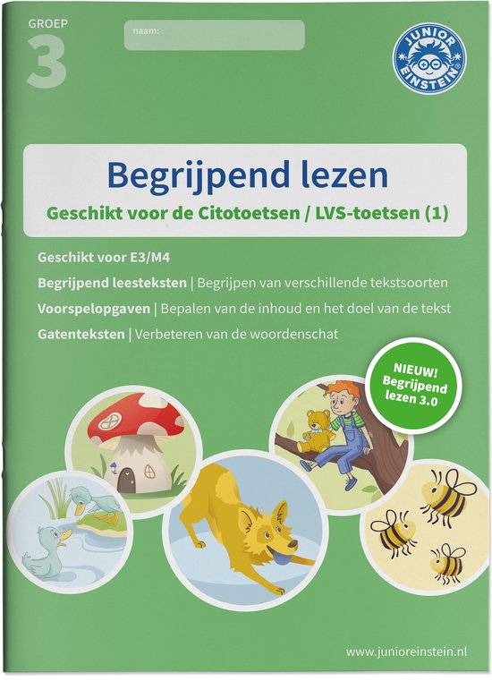 Begrijpend lezen (1) Groep 3 Oefenboek - cover