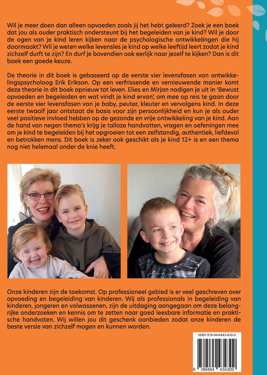 Bewust opvoeden en begeleiden - back cover