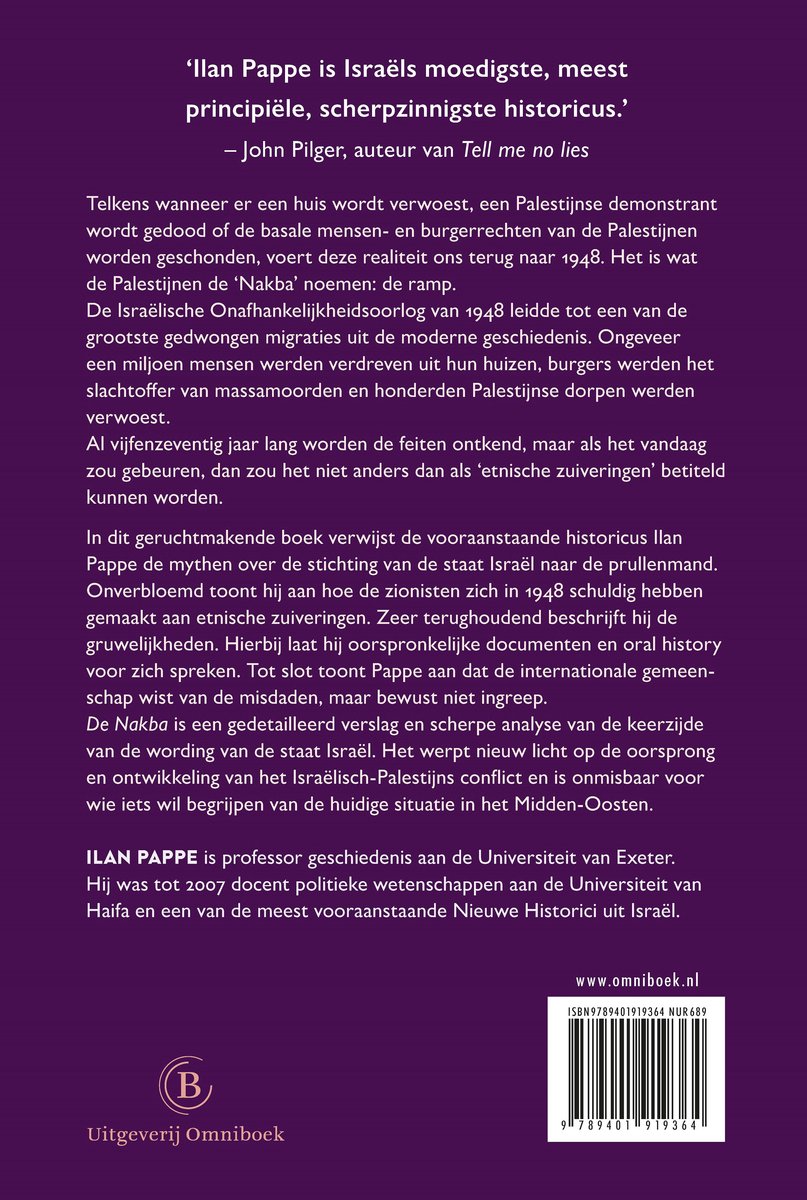 De Nakba - back cover