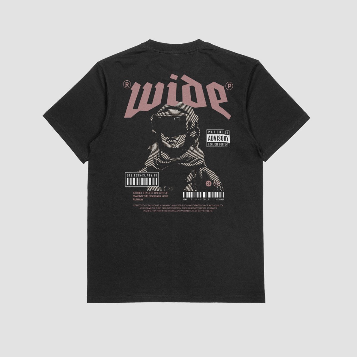Wide Zero Oversized T-shirt - Wide Zero | Oversized T-shirt | Heavy Weight T-shirt | Streetwear | Unisex tshirt | Outfit | Gym shirt | Hoge Kwaliteit | Merk shirt | Merk kleding | Zwart | Maat XXL