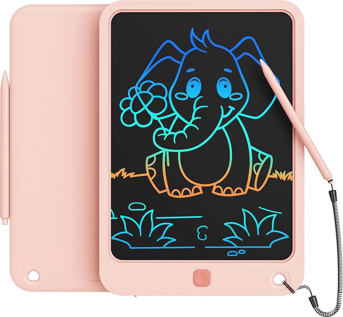 Kleurijk 10 Inch LCD Schrijfbord voor Kinderen - Herbruikbaar Doodle-Board met Vergrendelfunctie