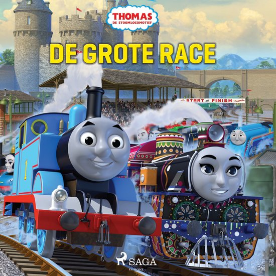 Thomas de Stoomlocomotief - De grote race - cover