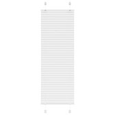 vidaXL - Store plissé - enrouleur - 45x150 - cm - largeur du tissu - 44- cm - polyester - blanc