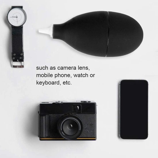 Lucht Puffer, Horloge Stofblazer Bal Rubber Flexibele Sterke Lucht Draagbare Horloge Luchtblazer Bal voor DSLR Camera Sensor/Lens/Filters Schoonmaken