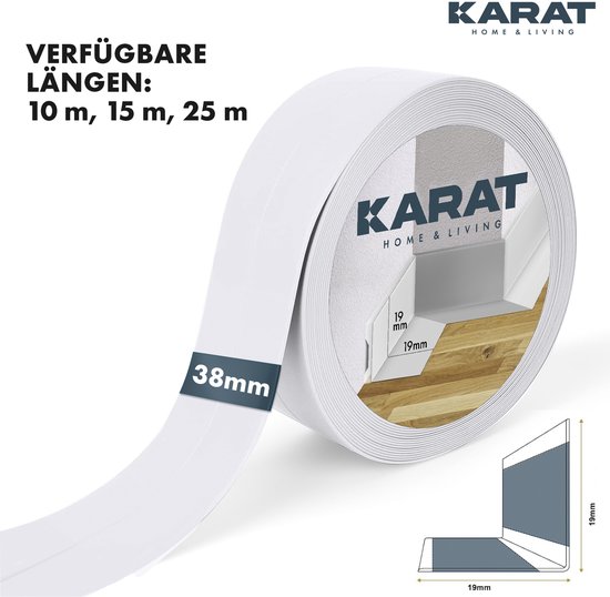 MENAYODA Pvc zachte plint, 100 x 12 mm zelfklevende vloerlijst, flexibele decoratieve sierlijst met plooien voor het afdekken van hoekspleten (12 m, wit MENAYODA Pvc zachte plint, 100 x 12 mm zelfklevende vloerlijst, flexibele decoratieve sierlijst met plooien voor het afdekken van hoekspleten (12 m, wit