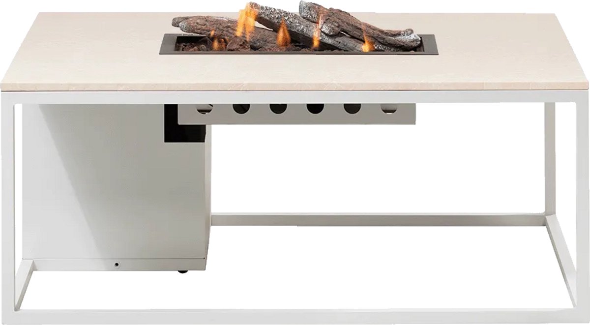 Cosi Cosiloft 120 Vuurtafel White / Stone Look 120 x 80 cm