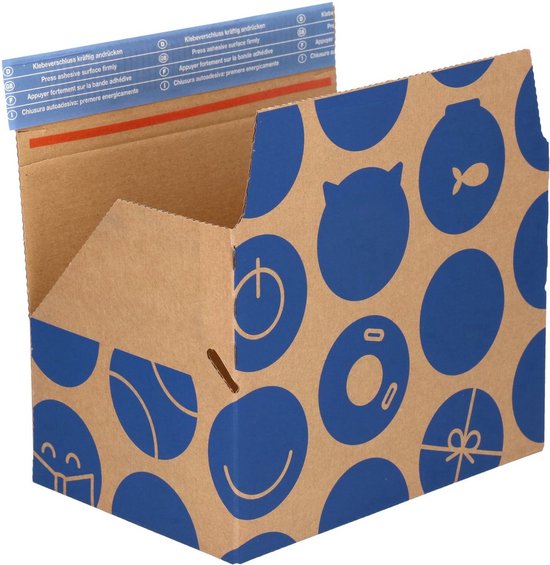 25x Bol.com verzenddozen 190 x 130 x 70 mm