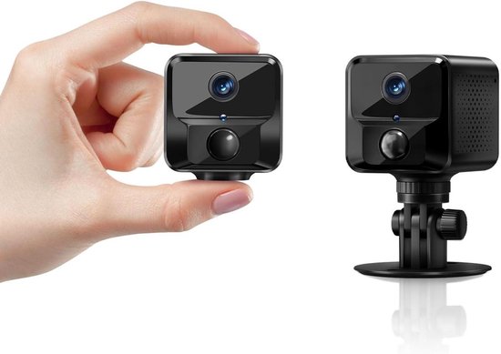 4K HD mini-bewakingscamera met live overdracht via mobiele telefoon app