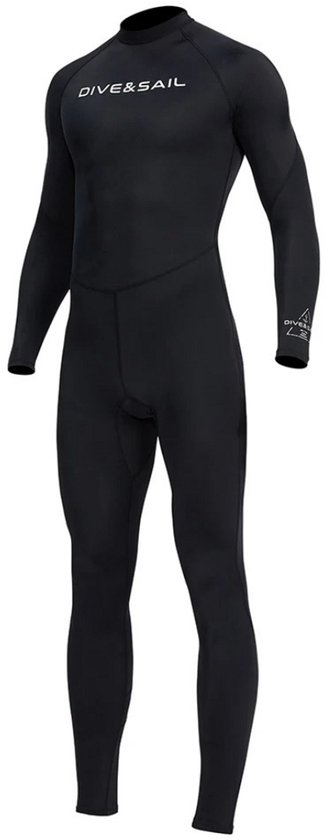 Livano Wetsuit Heren - Swimsuit - Shorty - Surfpak - Duikpak - Lange Mouw - Zwemsuit - Zwart - XXL