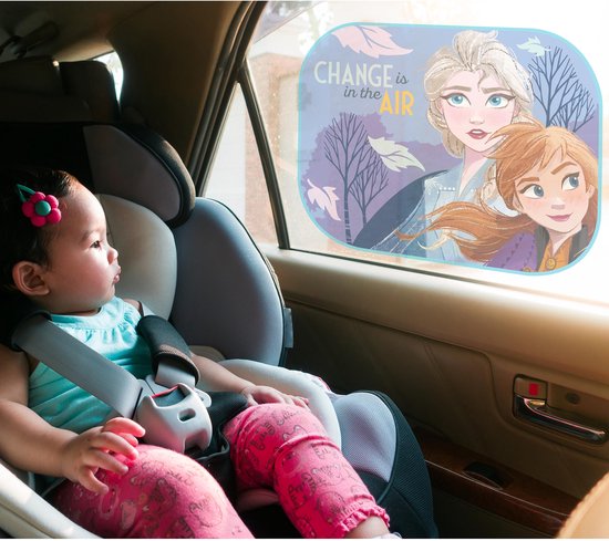 DISNEY Frozen Zonnescherm BESCHERMING TEGEN DE ZON auto, rubberen zuignappen SET 2 stuks van Merkloos — afbeelding 2