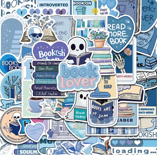 Boekenliefhebber - 50 stuks - Bookish Stickers - Book Lover - Boekenwurm - BookTok