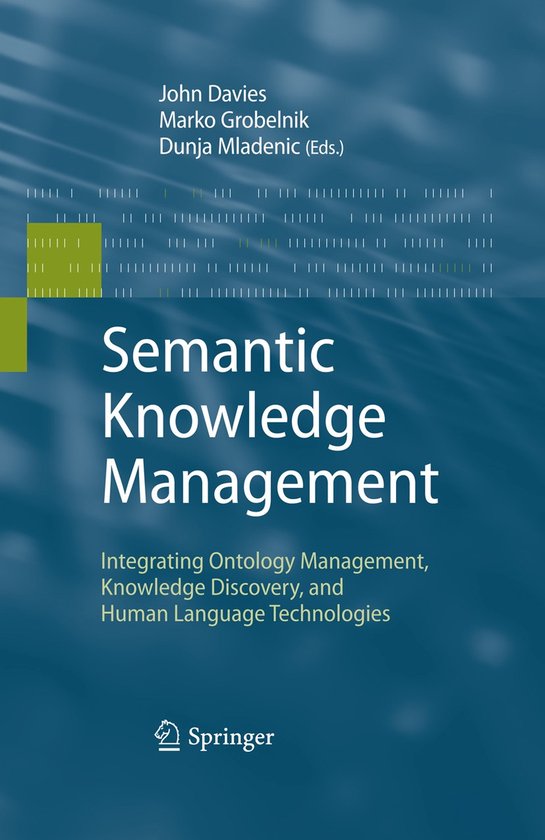 Semantic Knowledge Management - cover