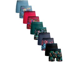 Muchachomalo Boxershorts Heren – 10 Pack Katoen – Heren Ondergoed - Maat L - Mannen Onderbroeken