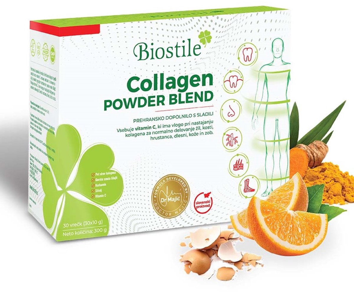 Beste Collageenpoeders 2026 Biostile Collagen Powder Blend met vijf bronnen