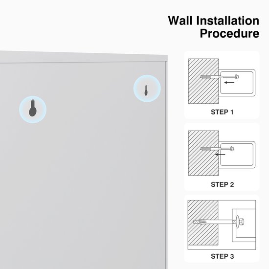 VEEHAUS® - Paplet - Praktisch Schoenenrek -Schoenenrek grijs - Schoenenrek met 2 Niveaus - Schoenenkast grijs - Schoenenrek metaal industrieel - Metaal - 50 x 70 x 15cm -Grijs
