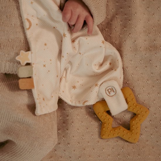 Little Dutch Knuffeldoekje met bijtring Newborn Naturals van Little Dutch — afbeelding 5