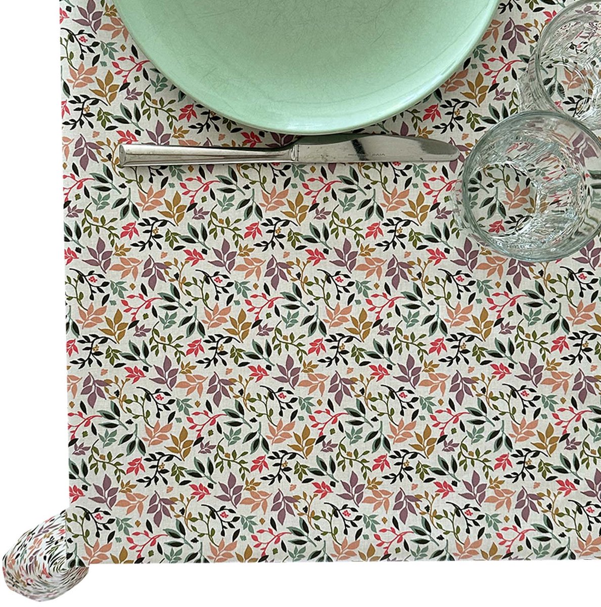 BINK Bedding Tafelkleed - Tafelzeil Iris - Acryl gecoat Katoen 145 x 400 cm - afneembaar - wasbaar - feest - feestdecoratie - kinderfeestje - verjaardag - buiten eten
