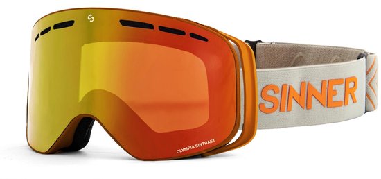 Sinner Olympia+ Skibril | Oranje | Categorie 1