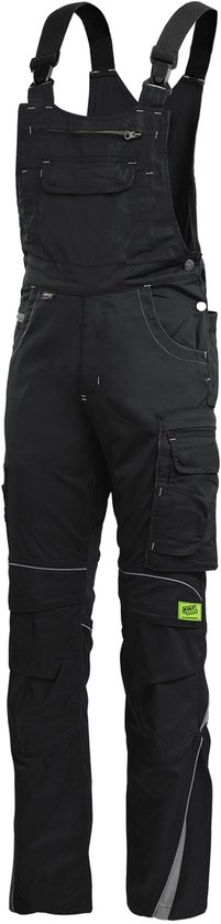 Salopette de travail TMG KULT WORKER HOMME Combinaison de Vêtements de travail Zwart - Avec poche genou - Doublée - Avec anneau en D