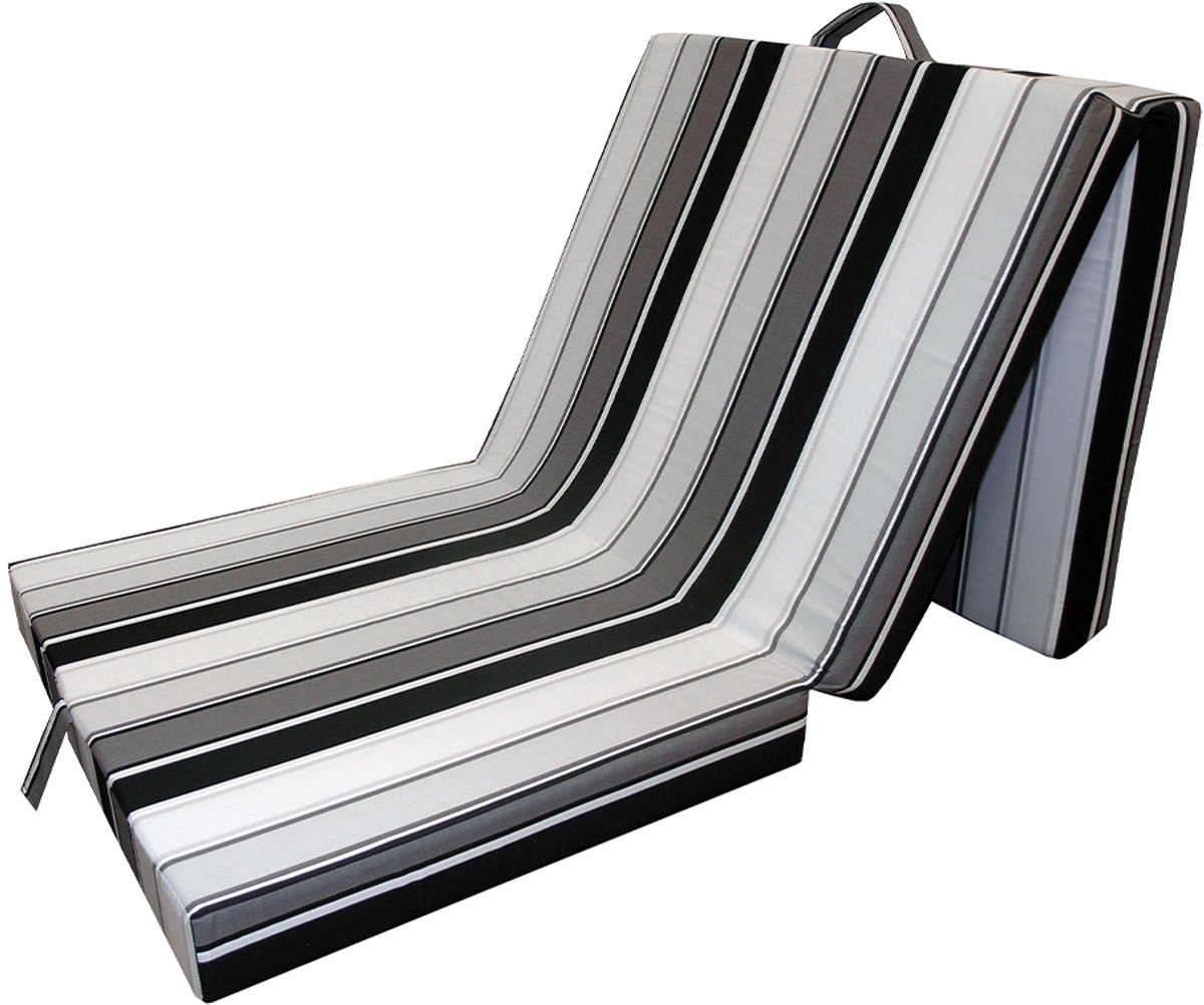 Vitalispa Vouwmatras – 190 x 70 cm Zwart