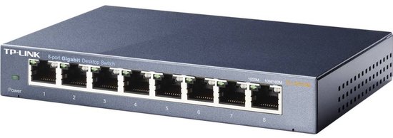 TP-Link TL-SG108 - Netwerk Switch - Unmanaged - 8 poorten