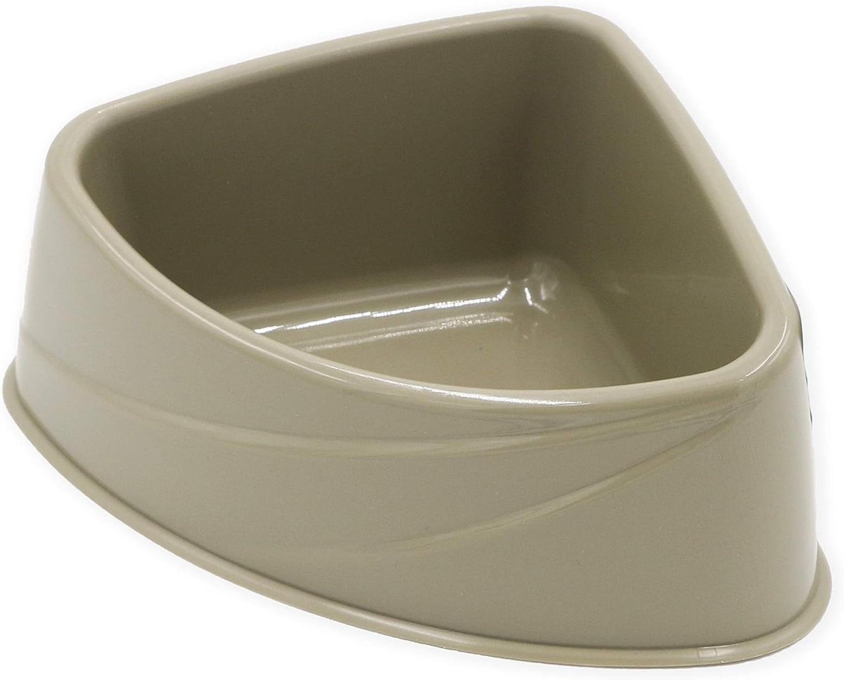 Taupe Corner Bowl for Rodent/Rabbit – 0.1 kg Taupe Corner Bowl for Rodent/Rabbit – 0.1 kg