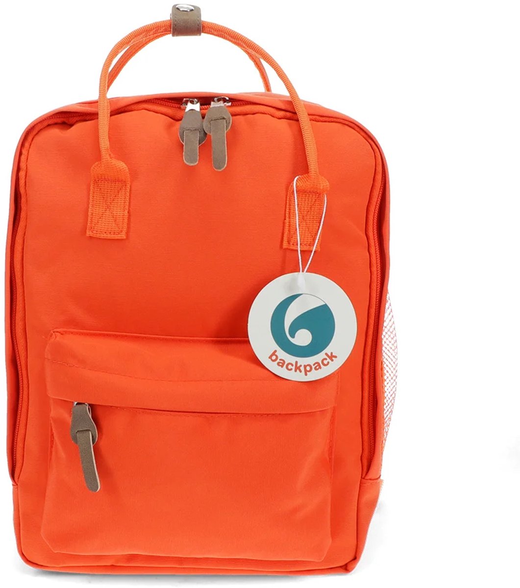 Kinder rugzak rugzak compact oranje van Rex London