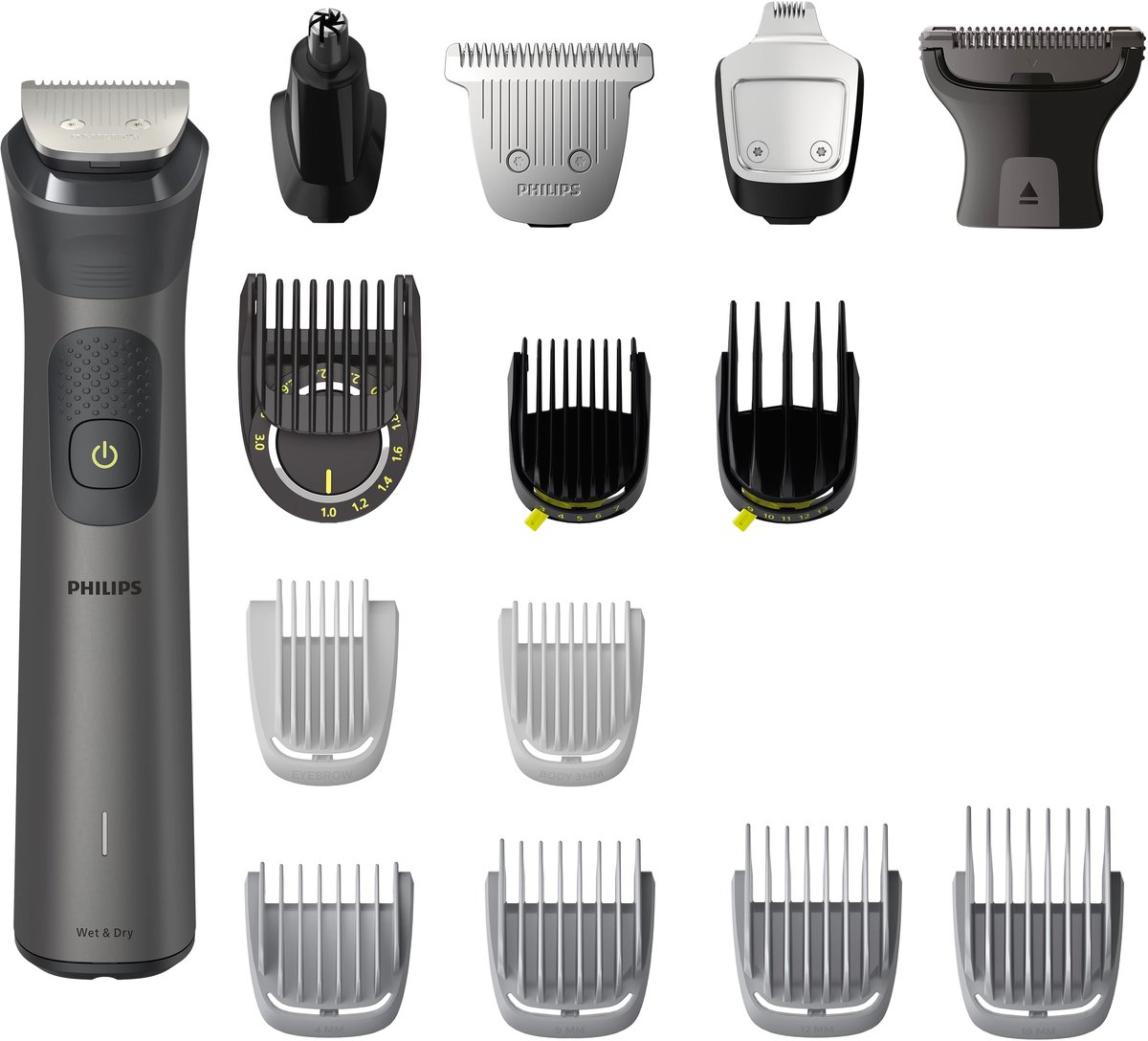 Philips Multigroom Series 7000 MG7940/75 - 15-in-1 Trimmer - Voor Gezicht, Haar en Lichaam - 120 min Gebruikstijd - Waterproof - Inclusief Etui thumbnail 5