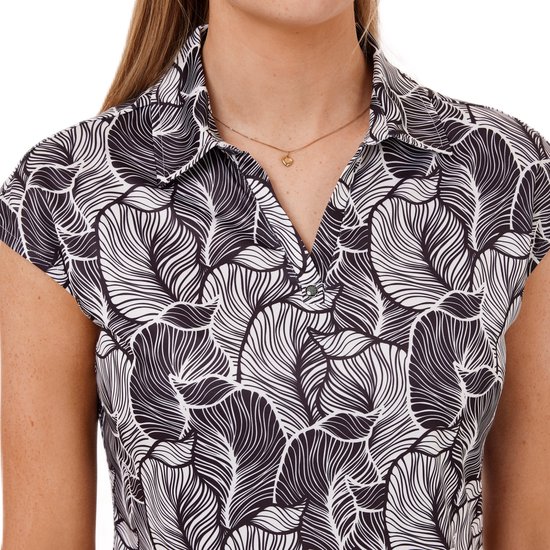 Func Factory dames Top Alice black print maat 44 van Func Factory — afbeelding 3