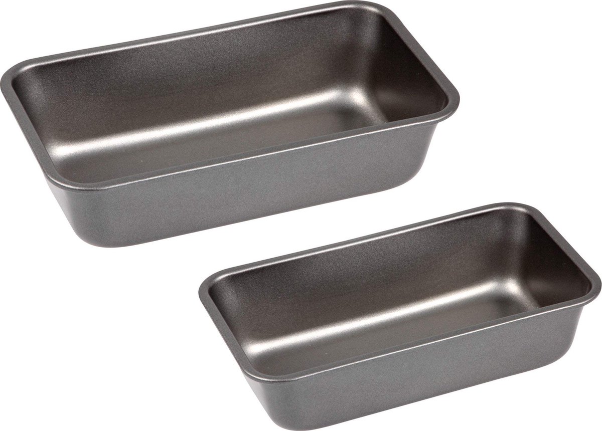 Ibenzoa® Uitgebreide Set van Twee Maatverschillende Bakvormen voor Brood en Gebak
