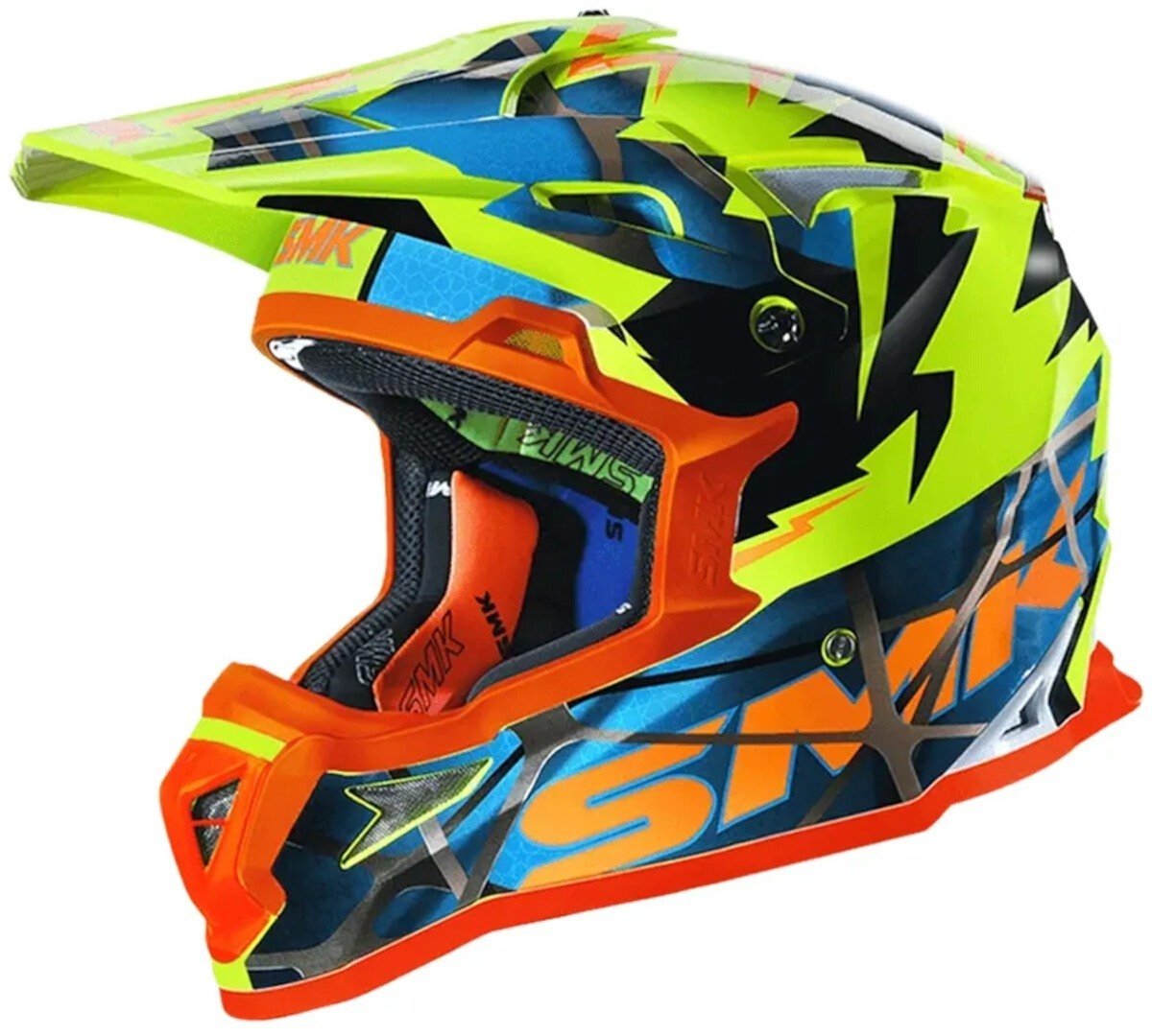 SMK Allterra Fulmine Multicolour Crosshelm - Helm