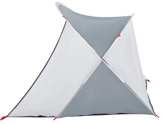 vidaXL - Strandtent - 2-persoons - pop-up - waterdicht - grijs van Vidaxl — afbeelding 5
